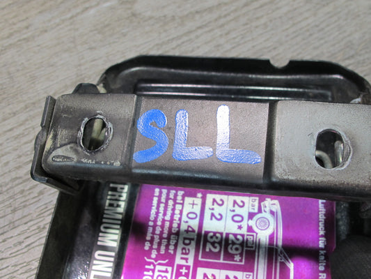 73-89 Mercedes R107 Fuel Tank Filler Door Lid Panel Cover Black OEM