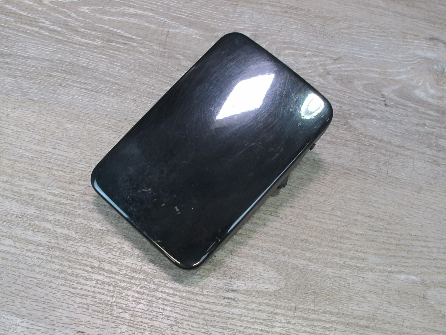 73-89 Mercedes R107 Fuel Tank Filler Door Lid Panel Cover Black OEM