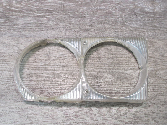 86-89 Mercedes R107 560SL Front Left & Right Headlight Trim Bezel Frame Set OEM