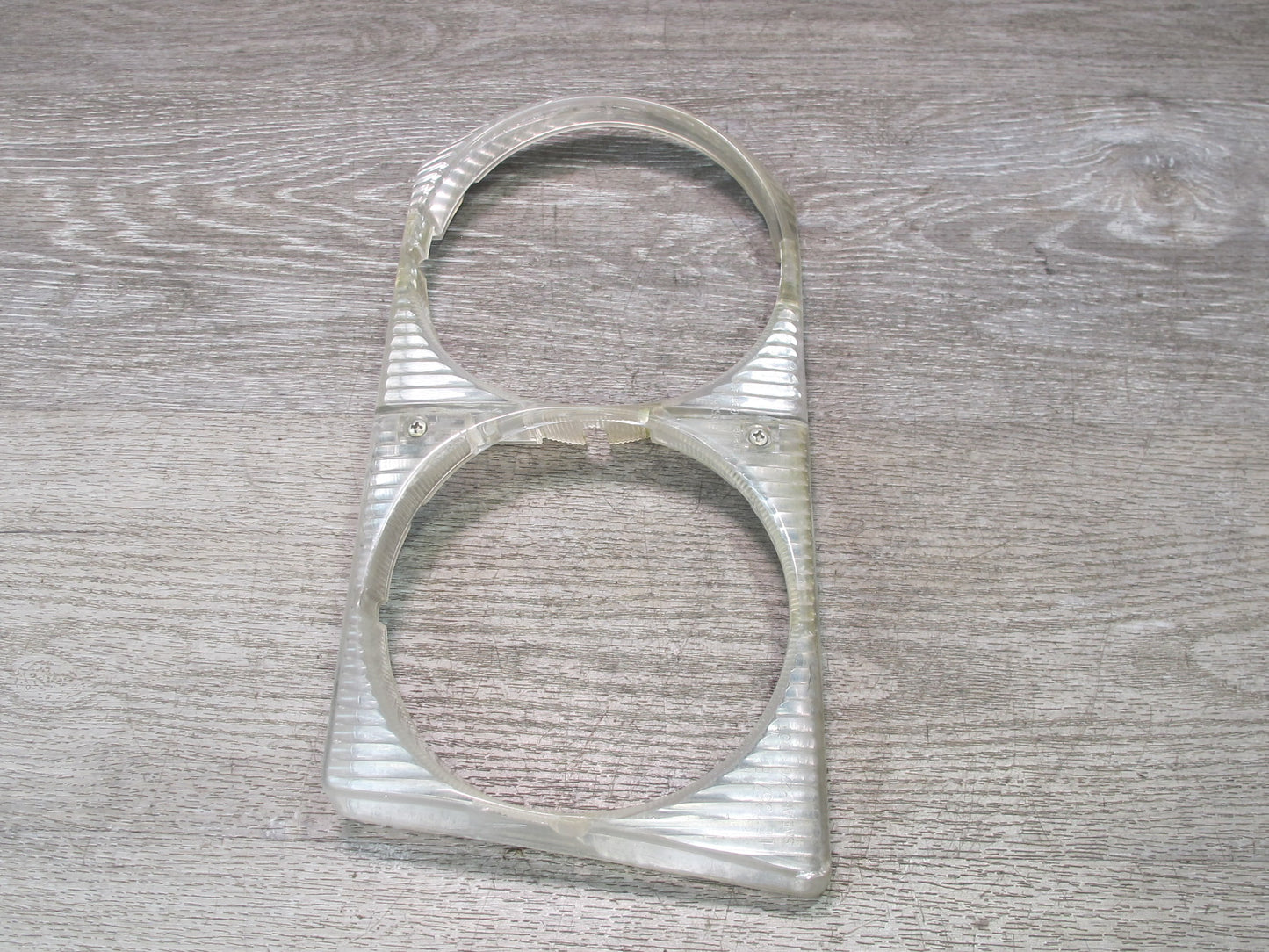 86-89 Mercedes R107 560SL Front Left & Right Headlight Trim Bezel Frame Set OEM