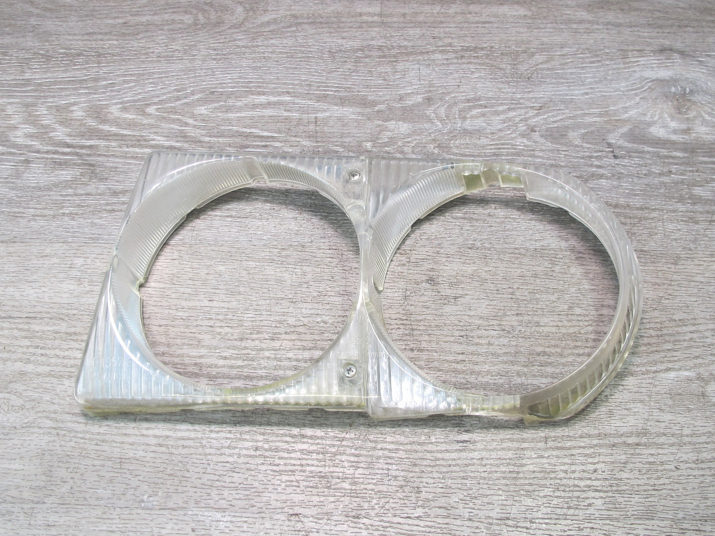 86-89 Mercedes R107 560SL Front Left & Right Headlight Trim Bezel Frame Set OEM