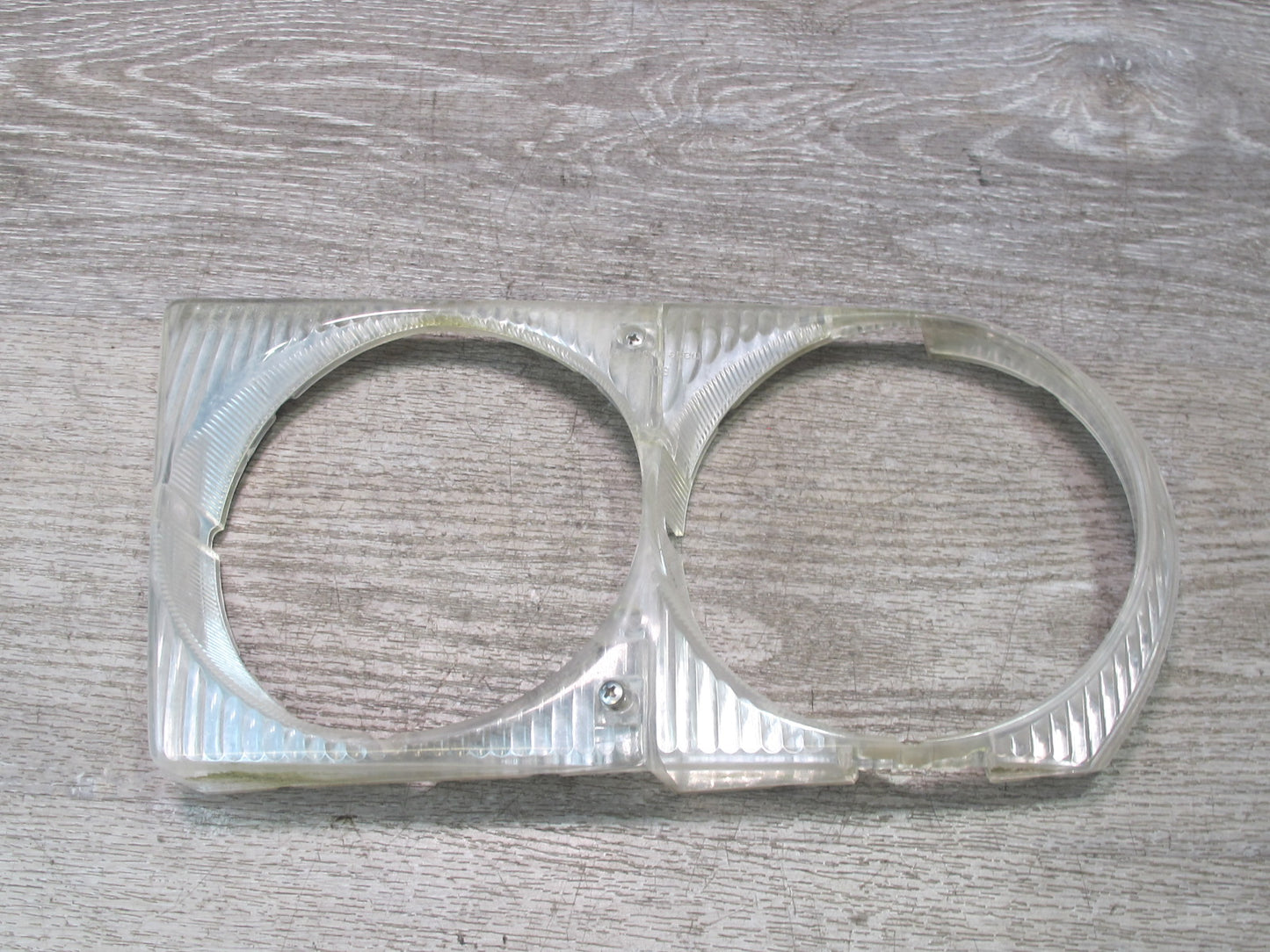 86-89 Mercedes R107 560SL Front Left & Right Headlight Trim Bezel Frame Set OEM