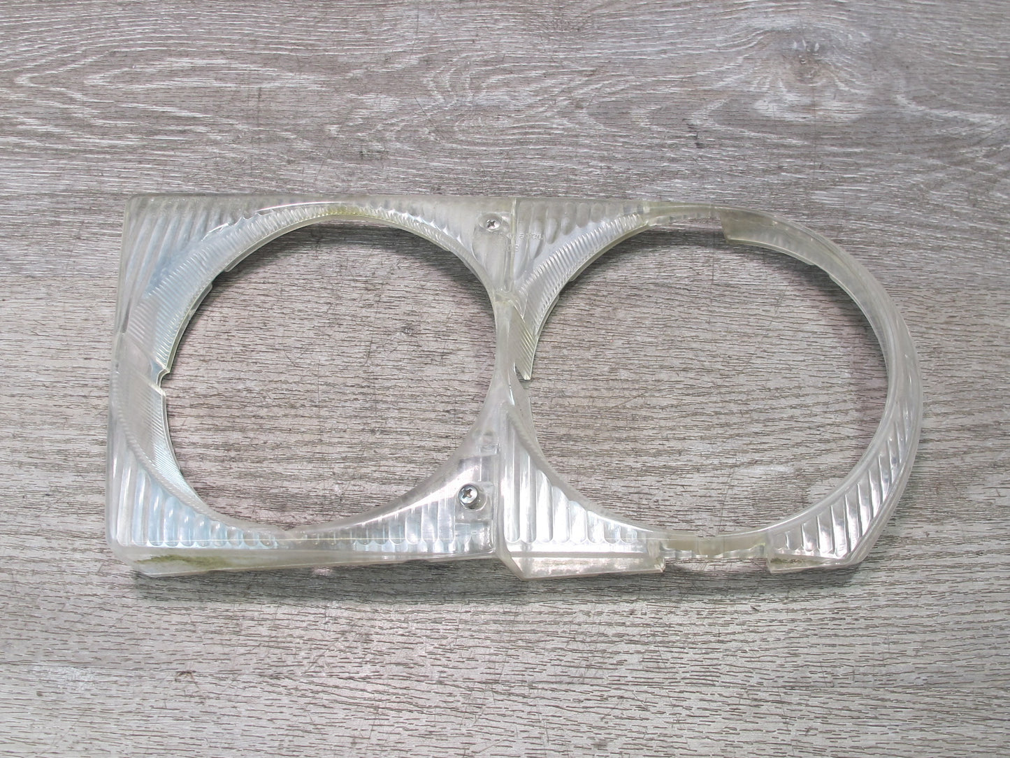 86-89 Mercedes R107 560SL Front Left & Right Headlight Trim Bezel Frame Set OEM