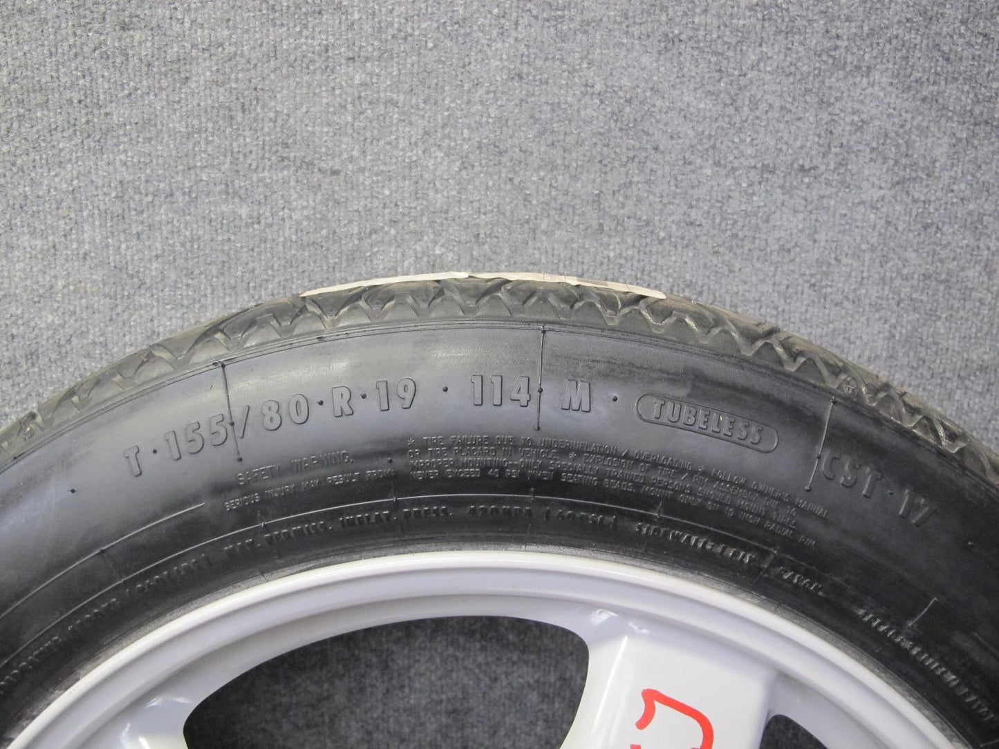 2010-2013 BMW E70 E71 X5M X6M Emergency 19" R19 Spare Tire Wheel Rim 19x5B ET4