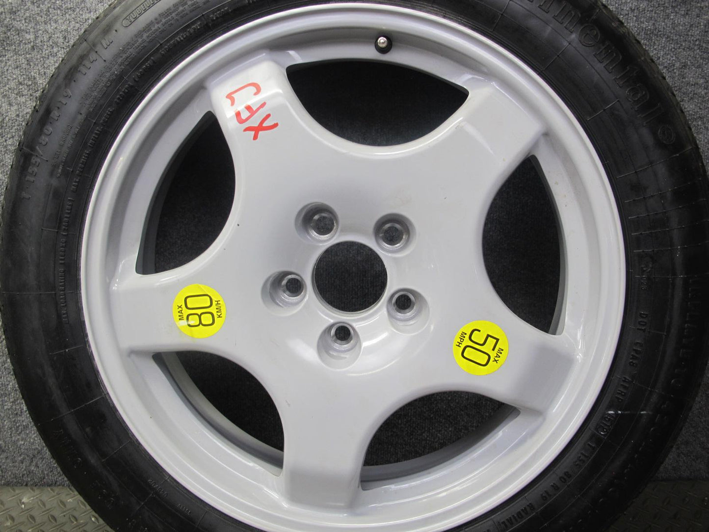 2010-2013 BMW E70 E71 X5M X6M Emergency 19" R19 Spare Tire Wheel Rim 19x5B ET4