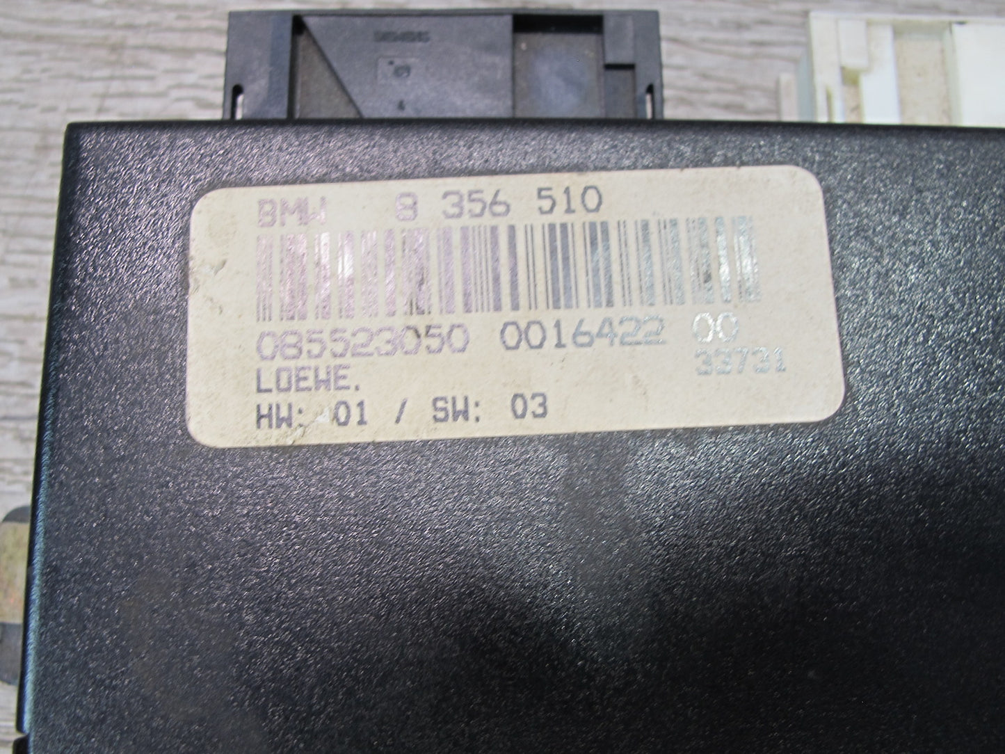 94-95 BMW E31 E32 E34 Front Left Seat & Mirror Memory Control Module 8356510 OEM