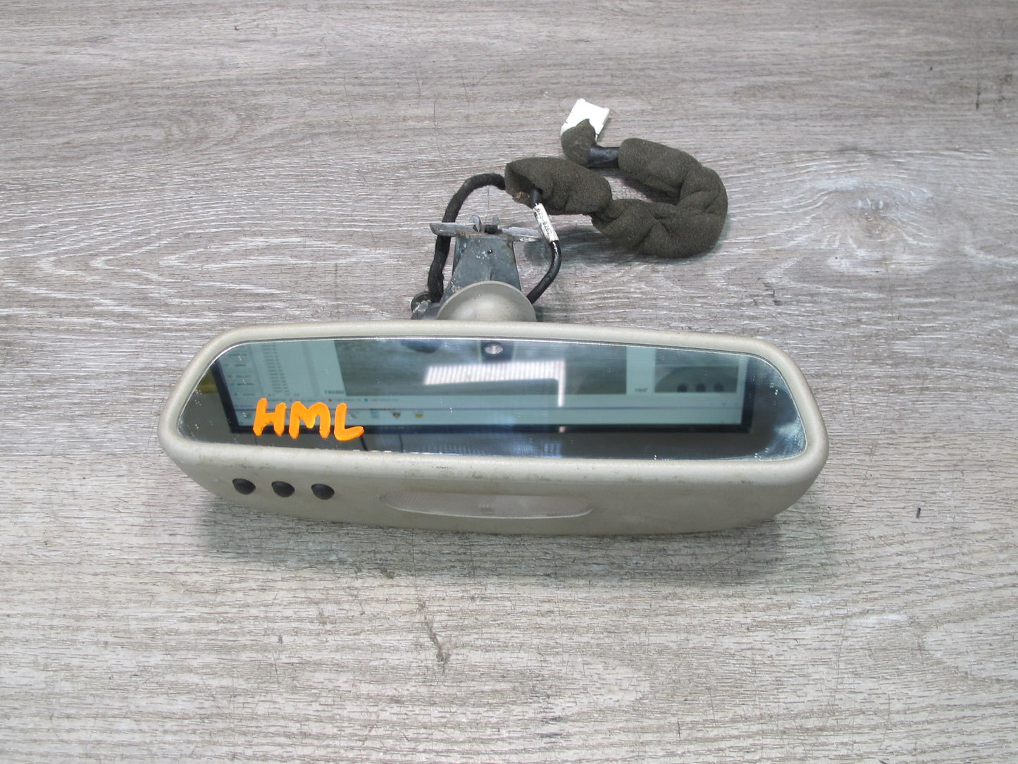 06-09 Mercedes W164 Ml-class Auto Dim Interior Rear View Mirror w Homelink OEM