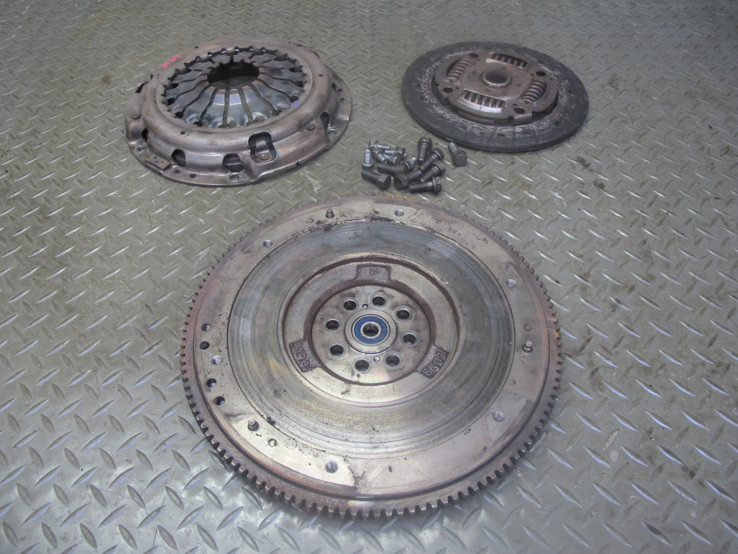 08-14 Subaru Impreza WRX 2.5L 5-SPEED M/T Flywheel Clutch Pressure Plate Set OEM