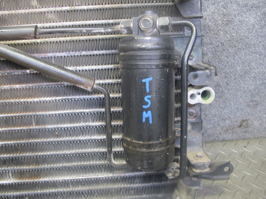 88-92 Toyota Supra MA70 AC Air Condition Condenser w Dryer Tank & Hose Lines OEM