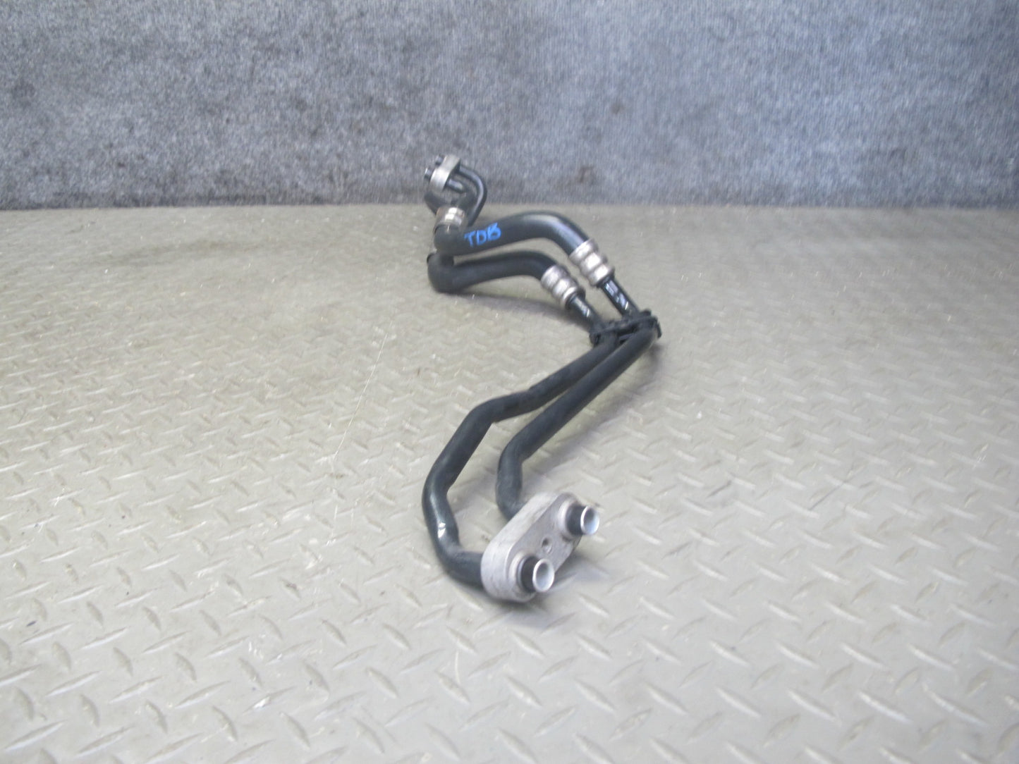 14-15 BMW F30 F31 F32 F33 F34 N55 Engine Oil Cooler Hose Pipe Line OEM