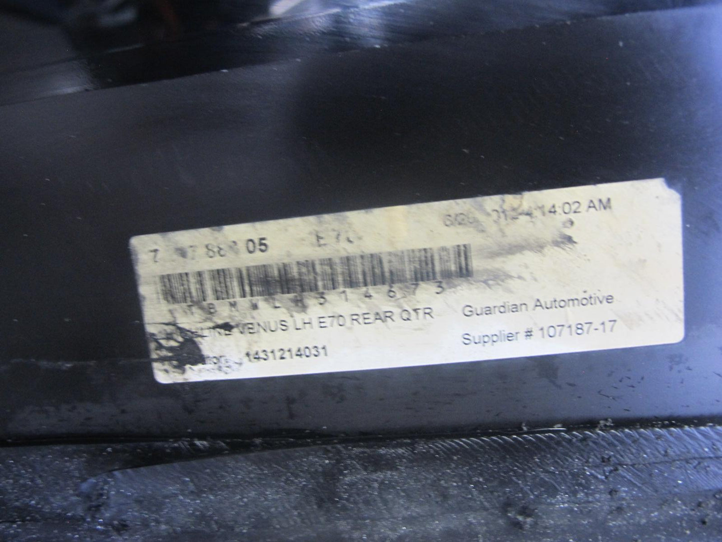 2007-2013 BMW E70 X5 Rear Left Quarter Glass Window 7207885