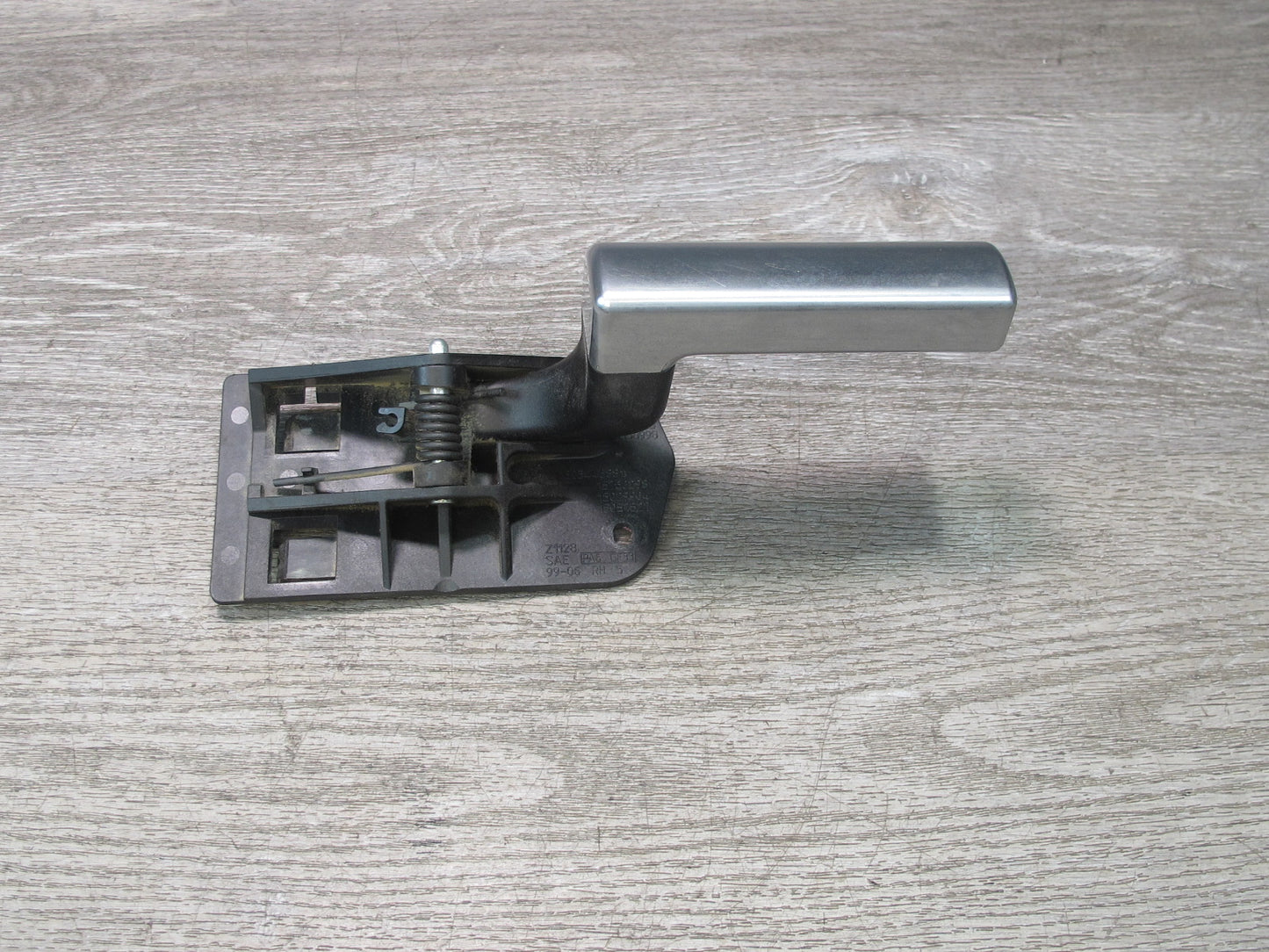 2003-2007 Hummer H2 Rear Right Pass Side Door Interior Chrome Handle