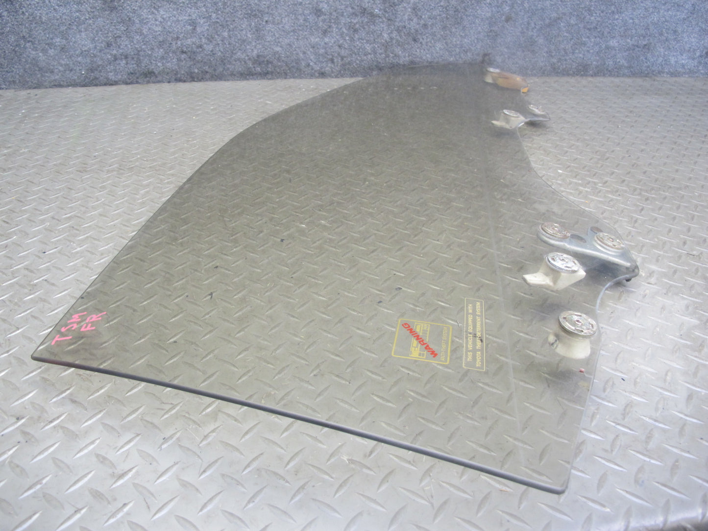 86-92 Toyota Supra MA70L Right Passenger Door Glass Window OEM