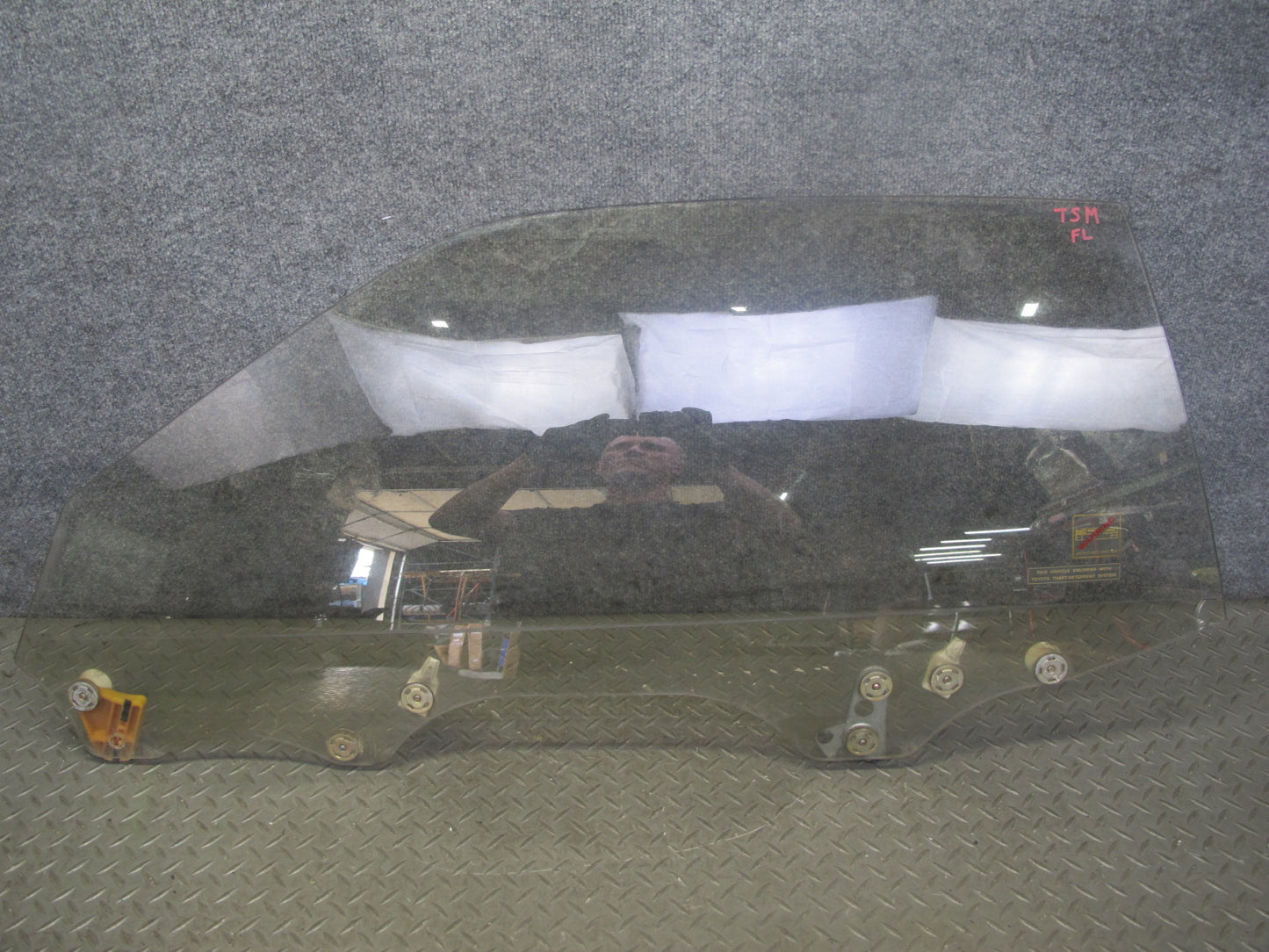 86-92 Toyota Supra MA70L Left Driver Door Glass Window OEM
