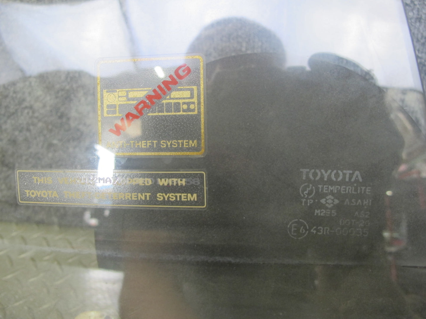 86-92 Toyota Supra MA70L Left Driver Door Glass Window OEM