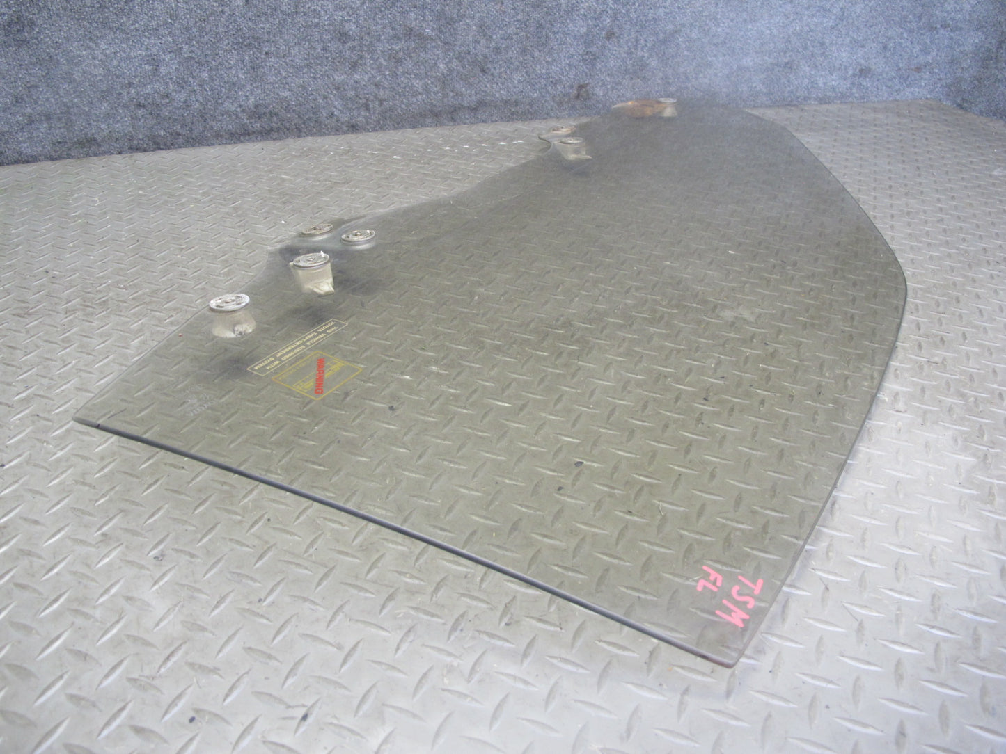 86-92 Toyota Supra MA70L Left Driver Door Glass Window OEM
