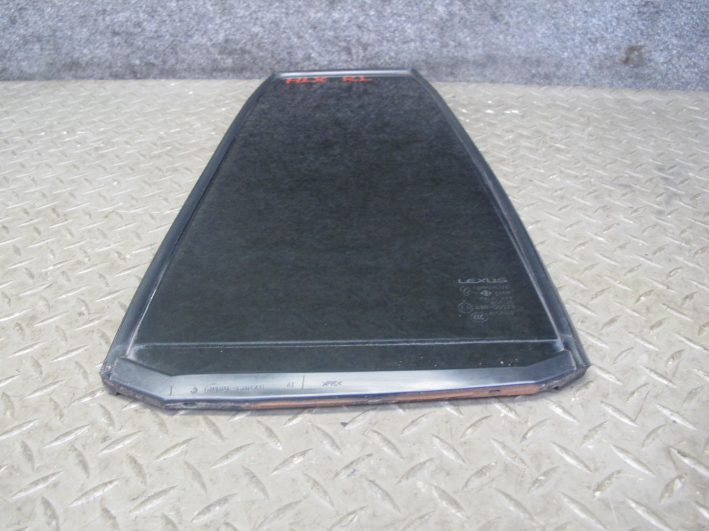 2004-2007 Lexus J100 LX470 Rear Left Door Vent Fixed Glass Window 68189-60040