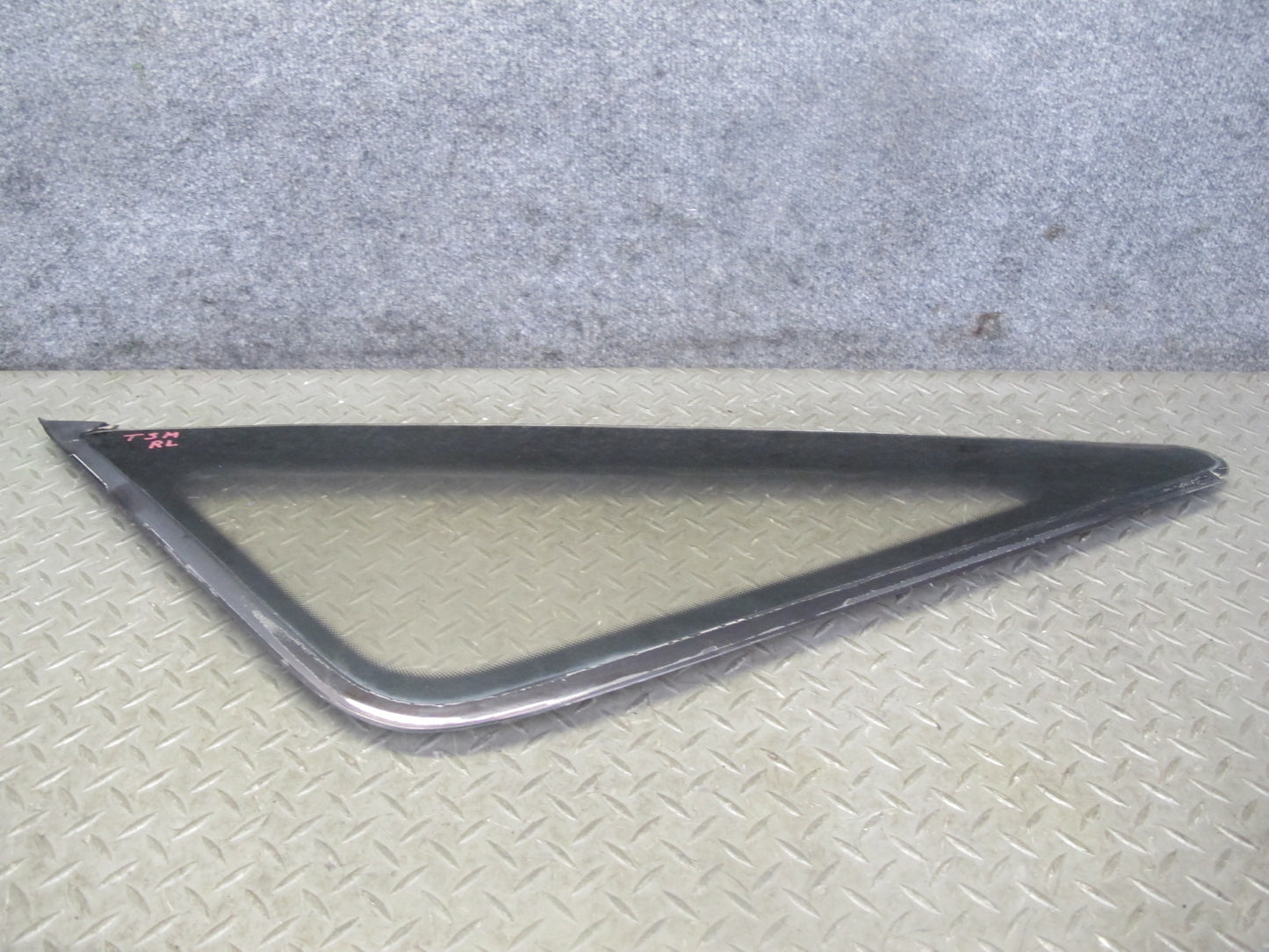 89-92 Toyota Supra MA70L Rear Left Quarter Glass Window w Molding & Hardware OEM