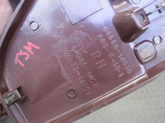 86-92 Toyota Supra MA70L Rear Left & Right Speaker Trim Cover Set Maroon OEM