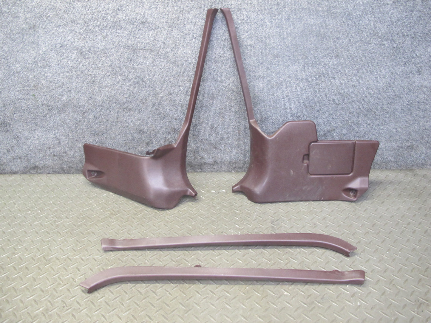 86-92 Toyota Supra MA70L Set of 4 Front Left & Right Kick & Door Trim Cover OEM