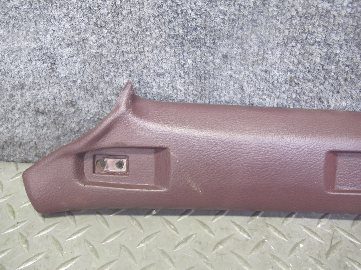 86-92 Toyota Supra MA70L Front Interior A Pillar Trim Cover Panel Set Maroon OEM