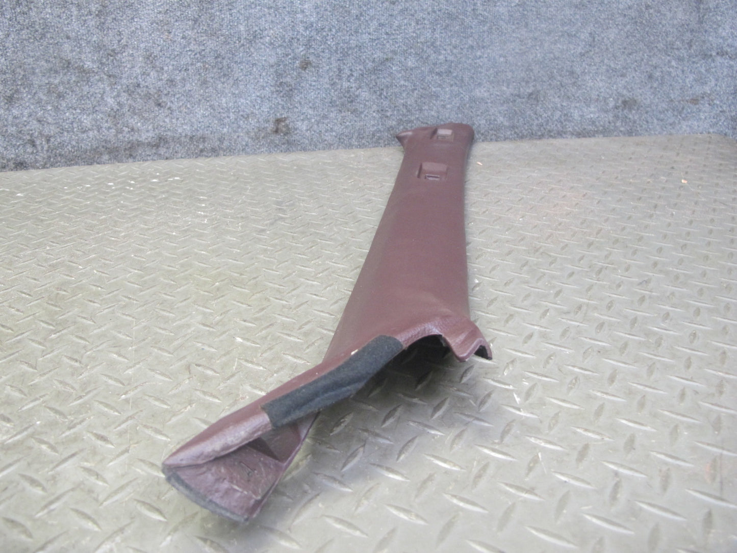 86-92 Toyota Supra MA70L Front Interior A Pillar Trim Cover Panel Set Maroon OEM