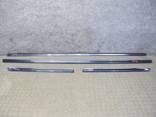 01-06 BMW E46 Coupe Convertible Set of 4 Door & Quarter Trim Molding Blue OEM