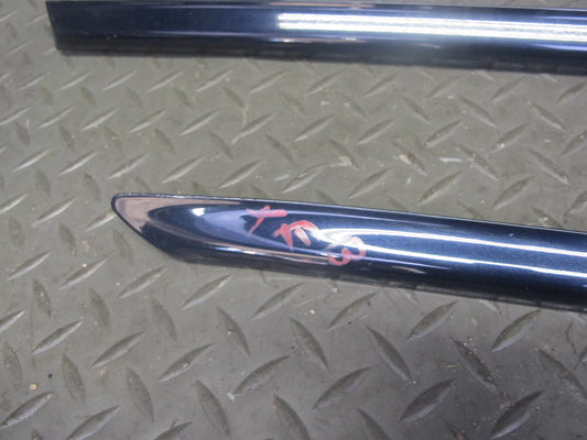 01-06 BMW E46 Coupe Convertible Set of 4 Door & Quarter Trim Molding Blue OEM