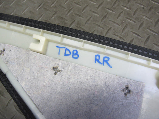 12-18 BMW F30 3-SERIES Set of 2 Rear C Pillar Trim Cover Panel Black OEM