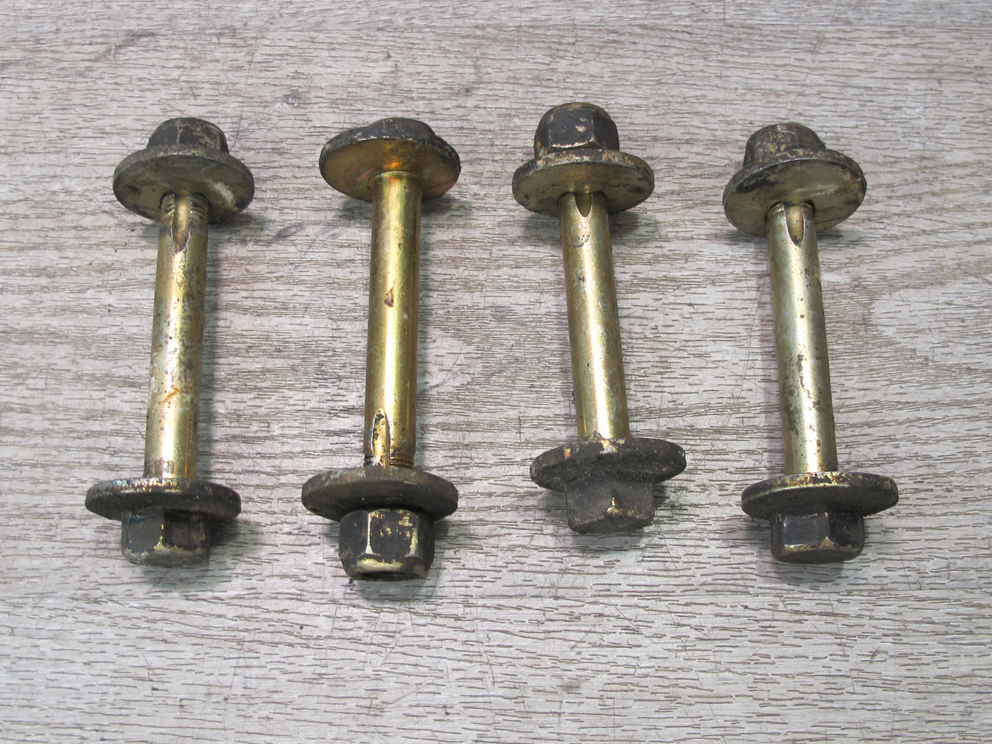 73-89 Mercedes R107 Set of 4 Front Suspension Eccentric Camber Bolt OEM