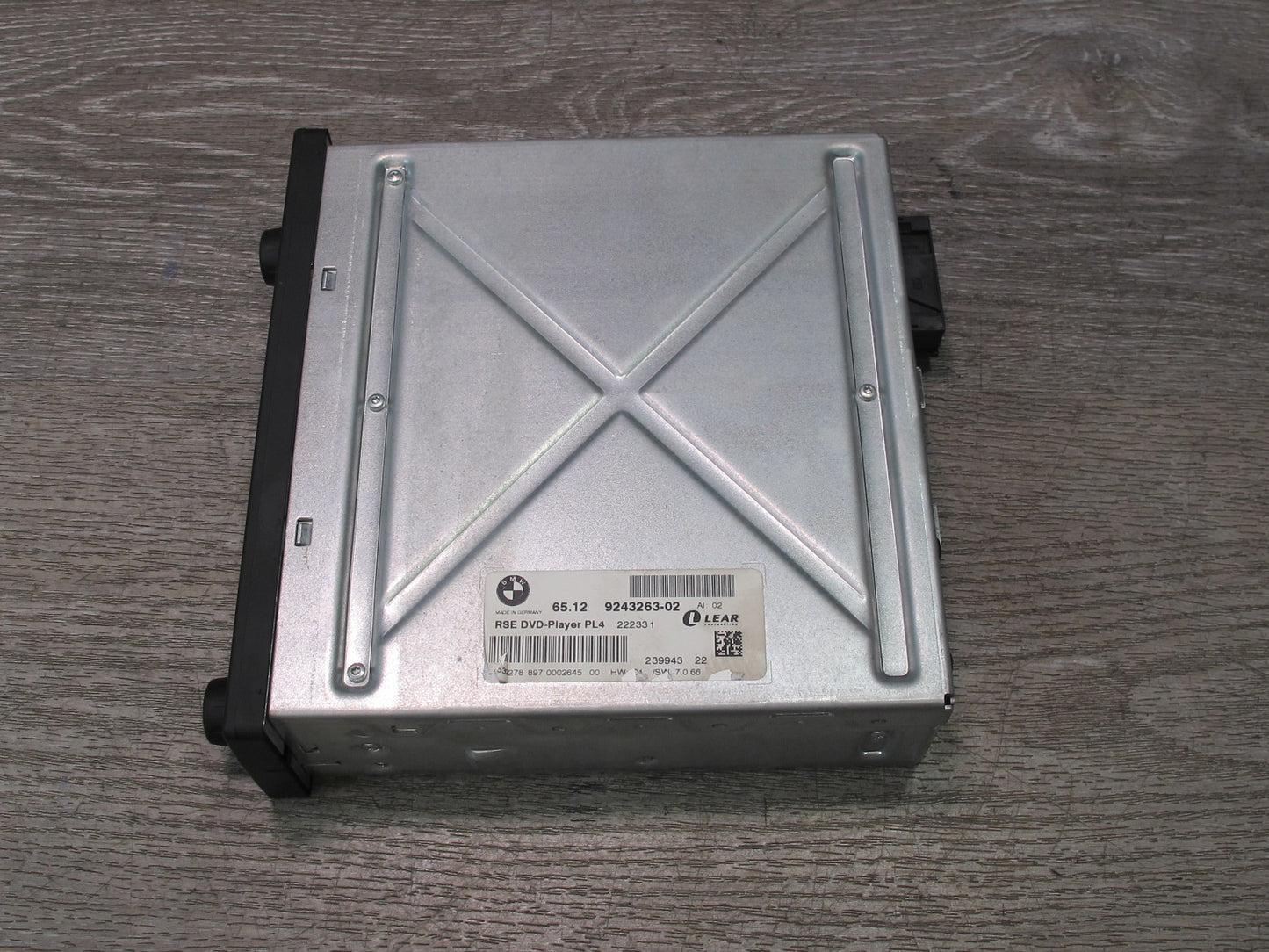 2009-2013 BMW E70 E71 E72 Rear Entertainment System DVD Player Drive 9243263