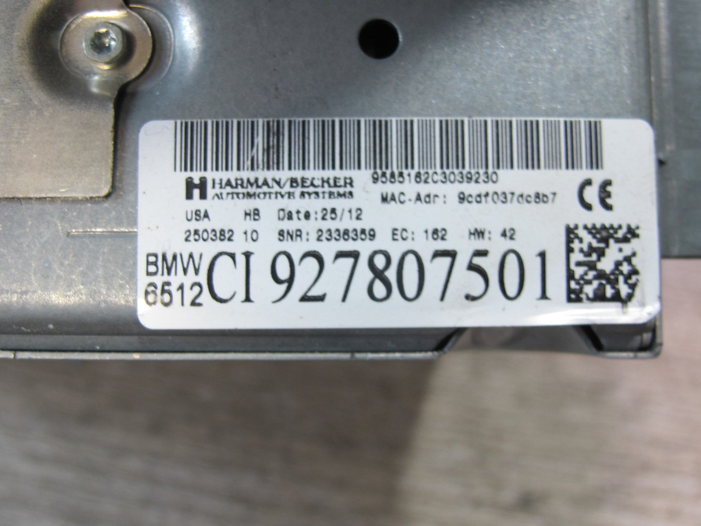 2010-2013 BMW E70 E71 E72 Iboc GPS Navi Radio CD Player Receiver Head Unit