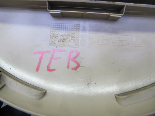 01-06 BMW E46 Convertible Rear Seat Rollover Bar Trim Cover 8204279 OEM