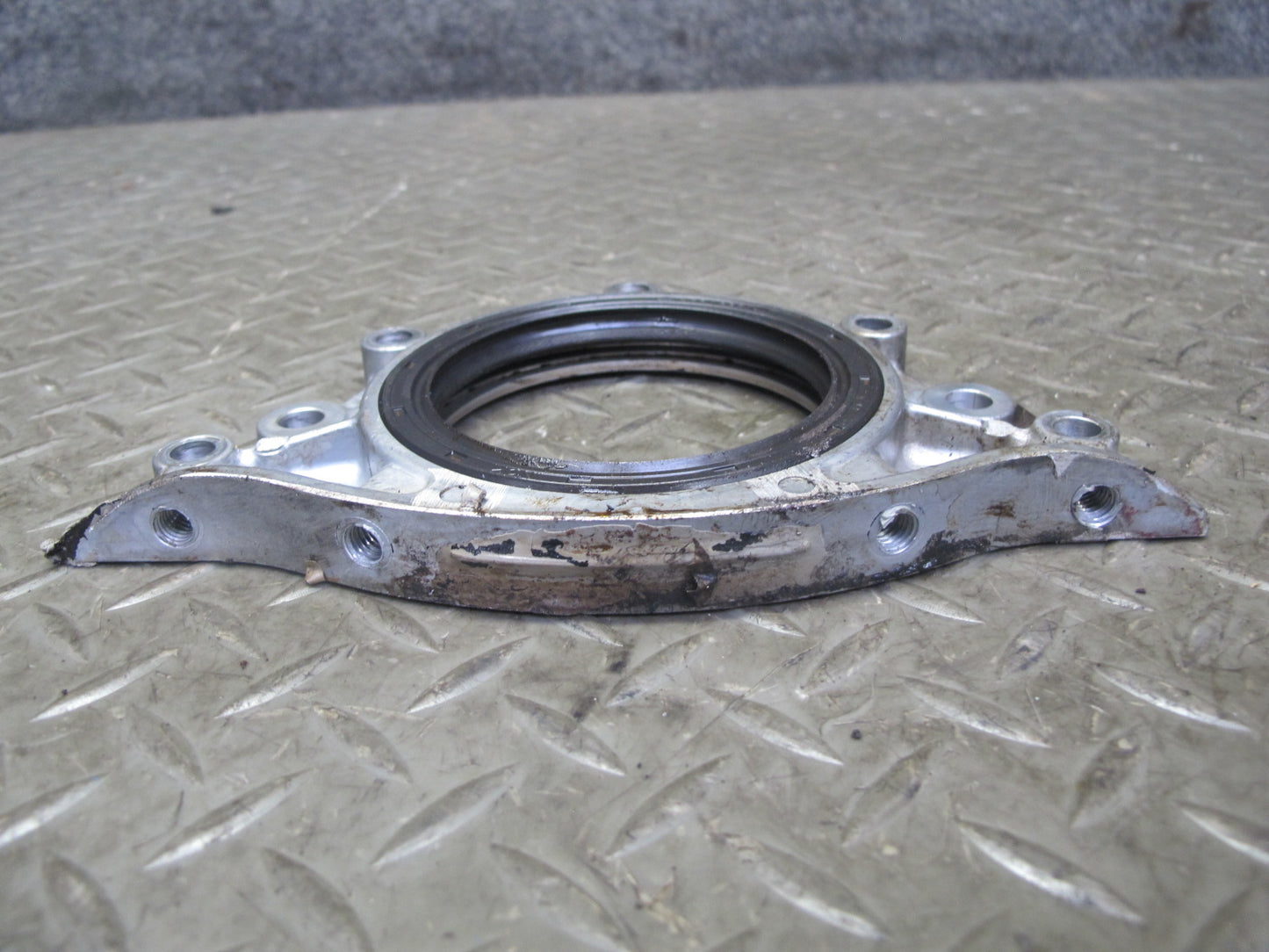 86-92 Toyota Supra MA70L 7MGE 7MGTE Engine Rear Crank Seal Plate 71K Miles OEM