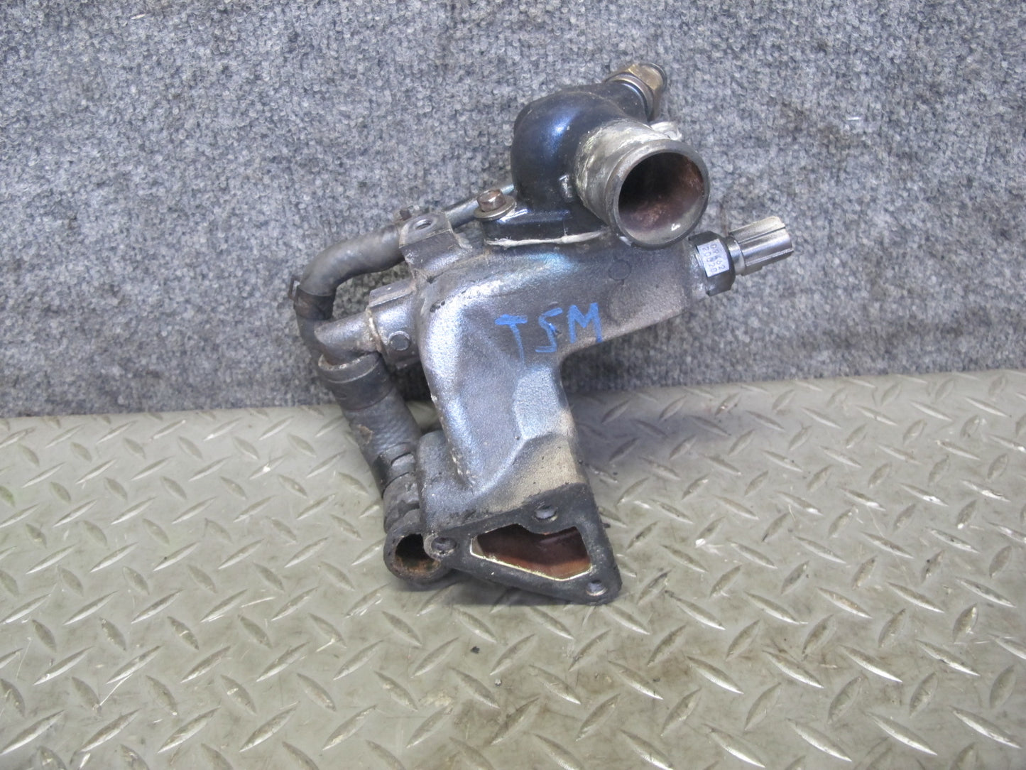 89-92 Toyota Supra MK3 7MGE NON Turbo Thermostat Housing w Sensors 71K Miles OEM