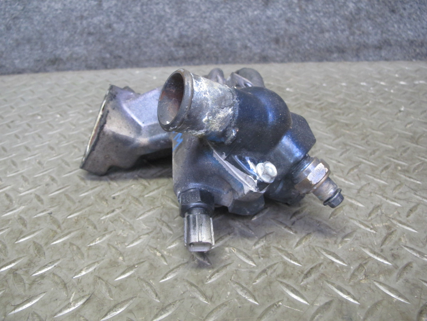 89-92 Toyota Supra MK3 7MGE NON Turbo Thermostat Housing w Sensors 71K Miles OEM