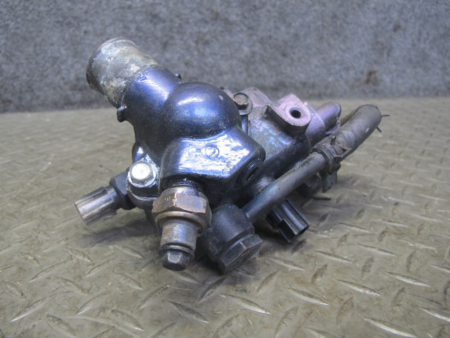 89-92 Toyota Supra MK3 7MGE NON Turbo Thermostat Housing w Sensors 71K Miles OEM