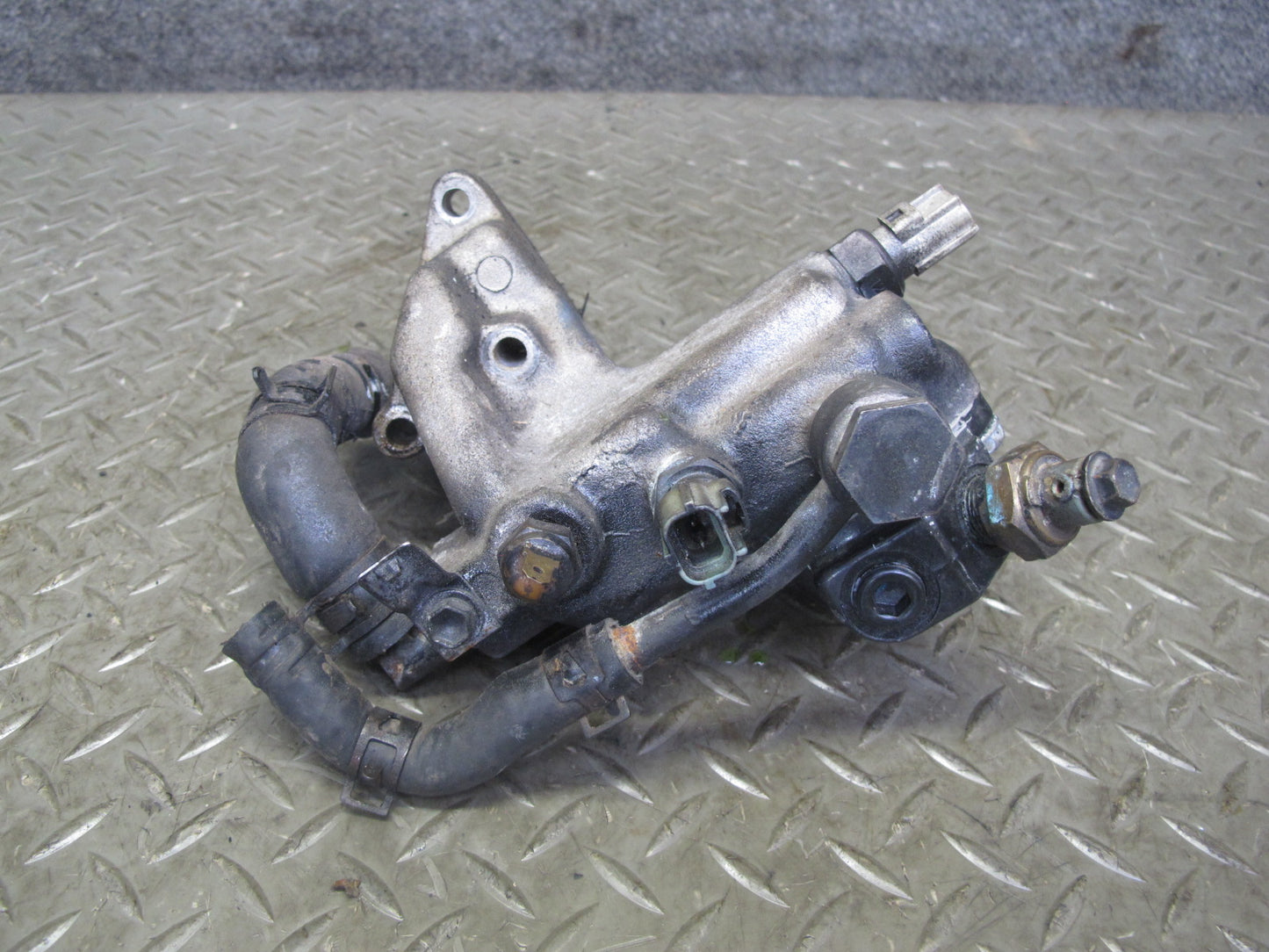 89-92 Toyota Supra MK3 7MGE NON Turbo Thermostat Housing w Sensors 71K Miles OEM