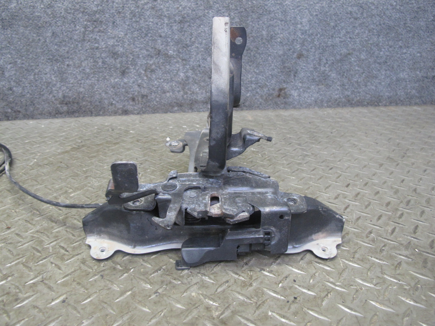89-90 Toyota Supra MA70L Front Hood Lock Release Handle w Cable & Bracket OEM