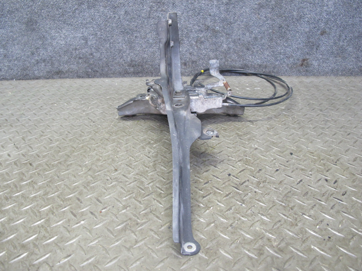 89-90 Toyota Supra MA70L Front Hood Lock Release Handle w Cable & Bracket OEM