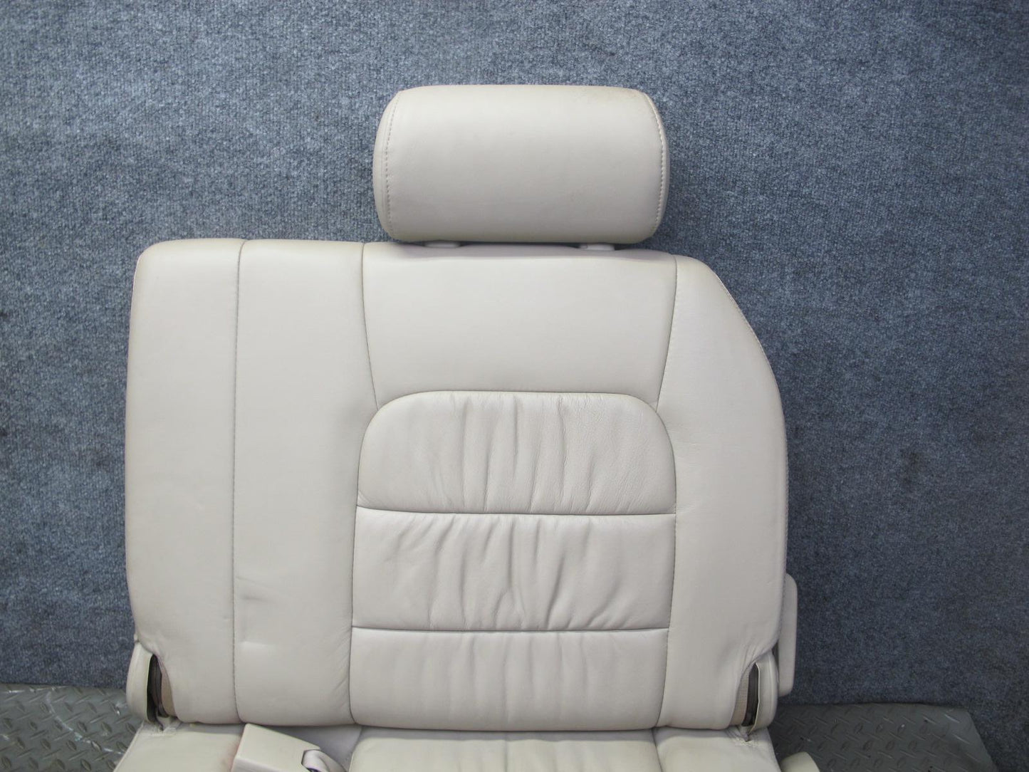 2004-2005 Lexus LX470 Rear Third 3RD ROW Left Right Leather Ivory Seat Set of 2