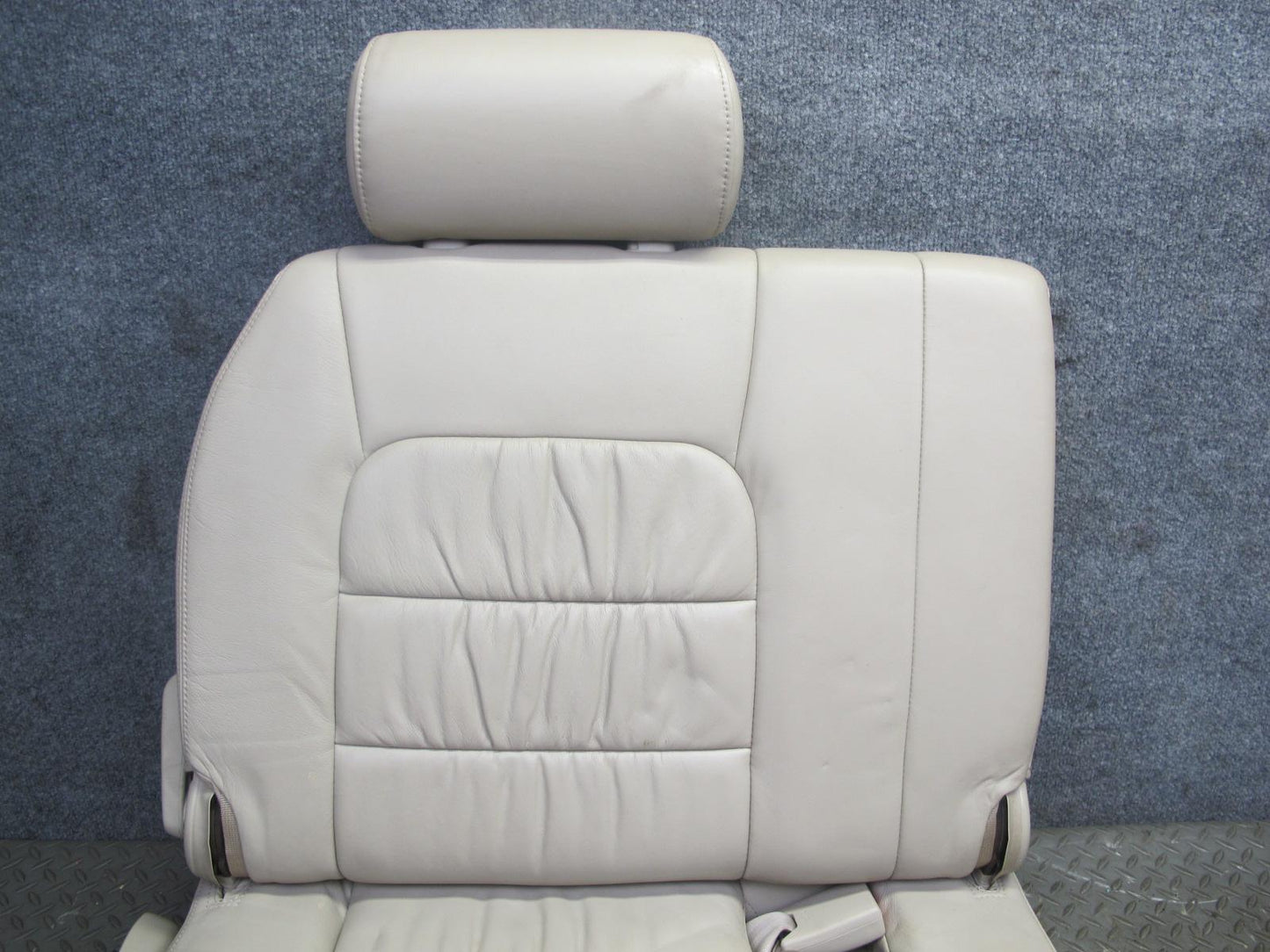 2004-2005 Lexus LX470 Rear Third 3RD ROW Left Right Leather Ivory Seat Set of 2