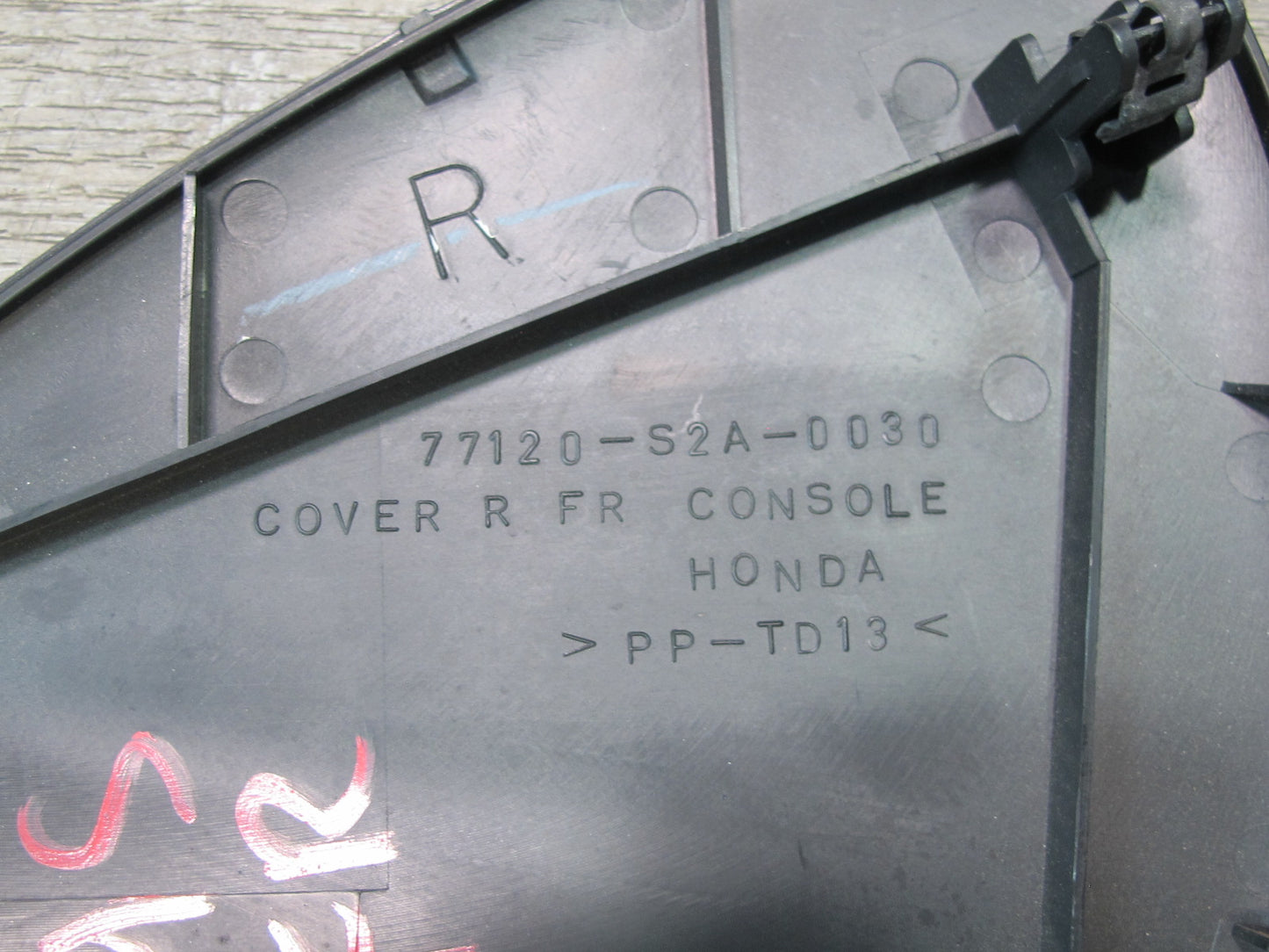 00-09 Honda S2000 Set of 2 Center Console Left & Right Trim Cover Panel OEM
