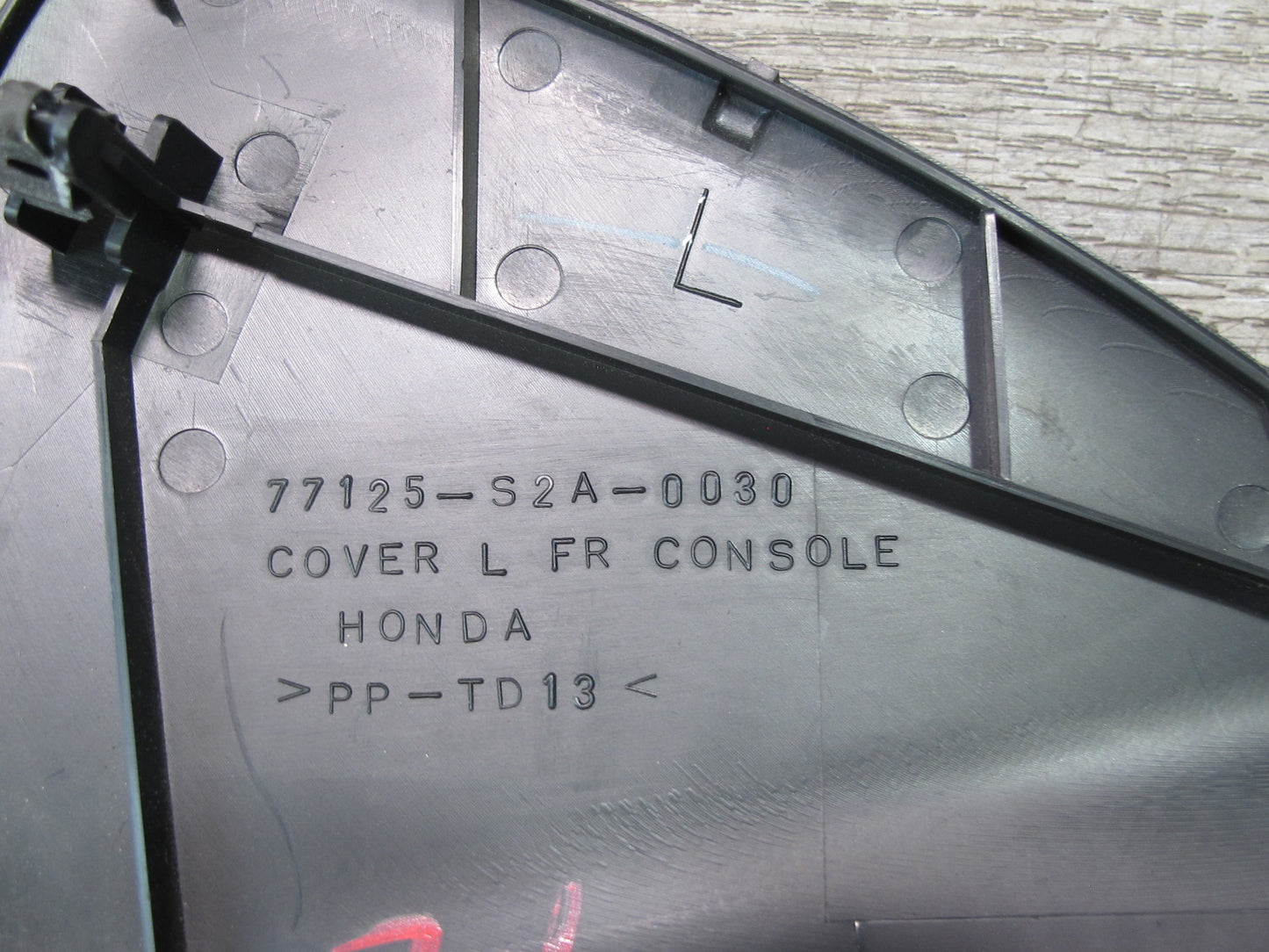 00-09 Honda S2000 Set of 2 Center Console Left & Right Trim Cover Panel OEM
