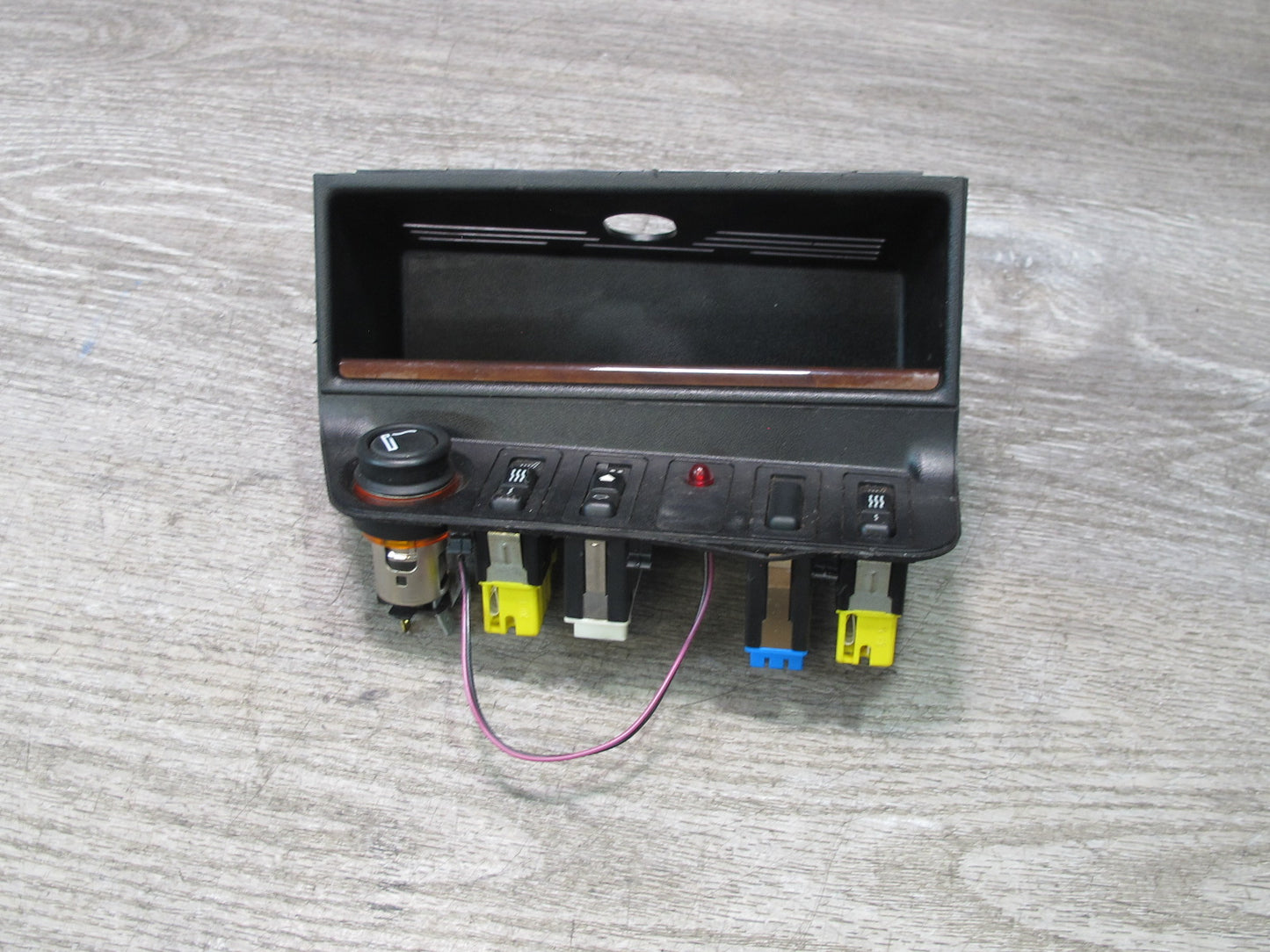 94-99 BMW E36 Convertible Console Storage TOP Roof Heated Seat ASC Switch OEM