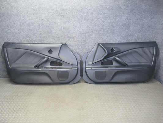 02-03 Honda S2000 Set of 2 Left & Right Door Interior Trim Cover Panel Black OEM