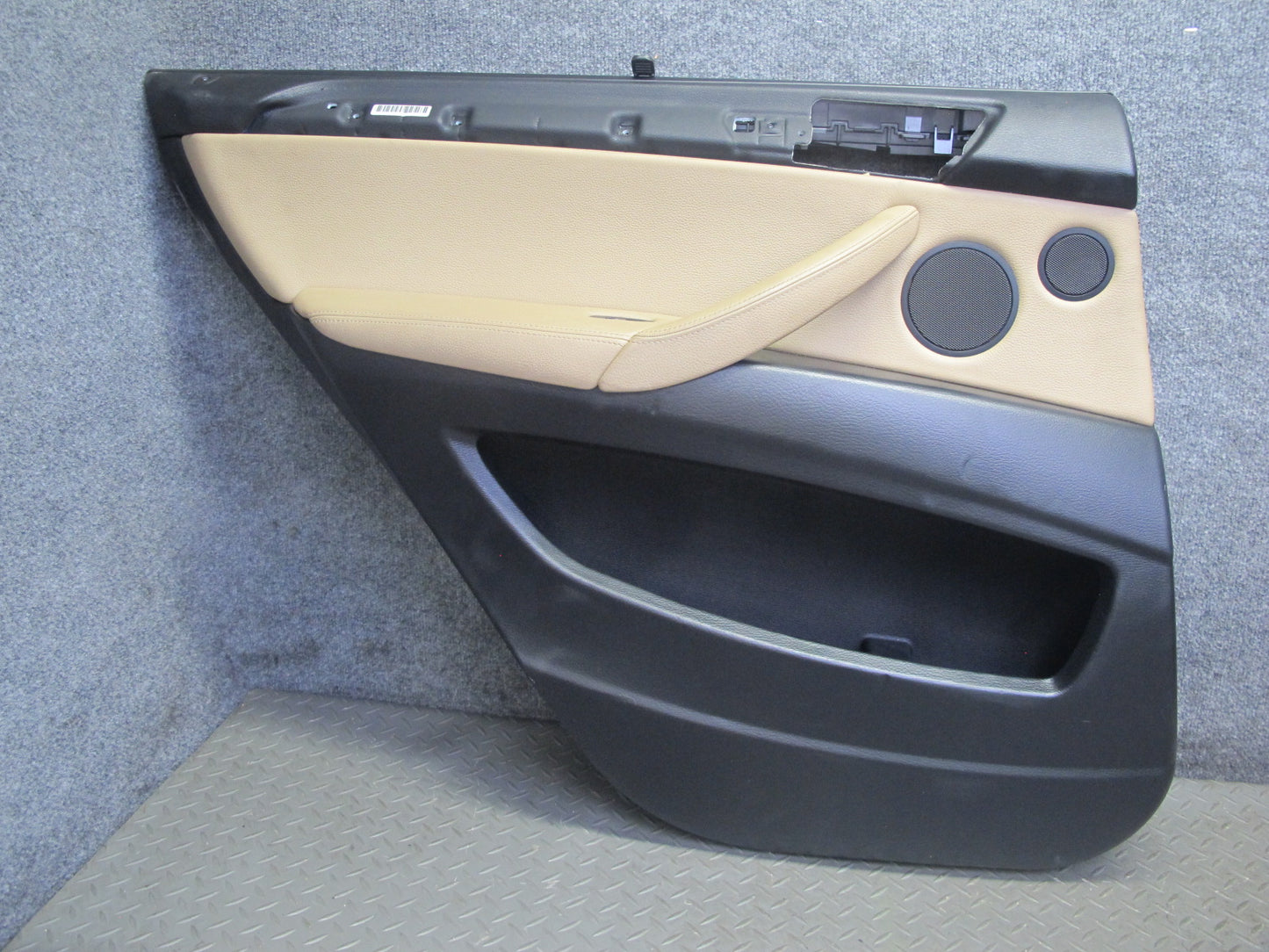 2007-2013 BMW E70 X5 Rear Left & Right Door Interior Trim Cover Panel Frame Set