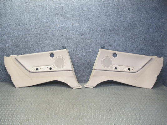 01-06 BMW E46 Convertible Rear Quarter Interior Trim Cover Panel Beige OEM