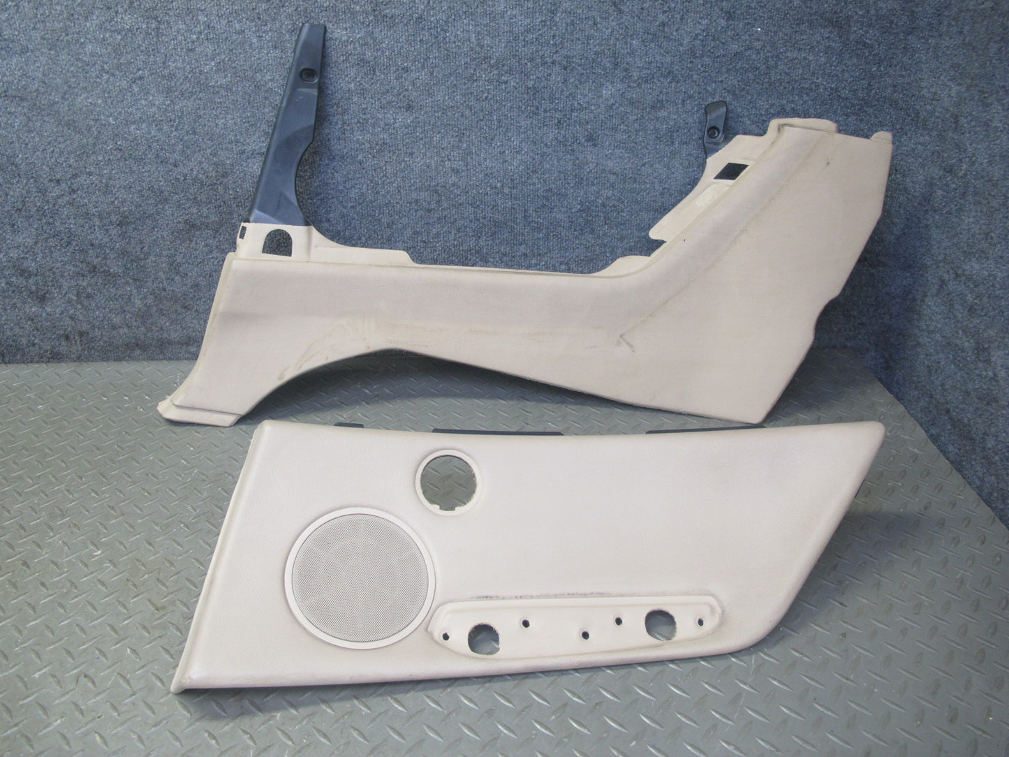 01-06 BMW E46 Convertible Rear Quarter Interior Trim Cover Panel Beige OEM