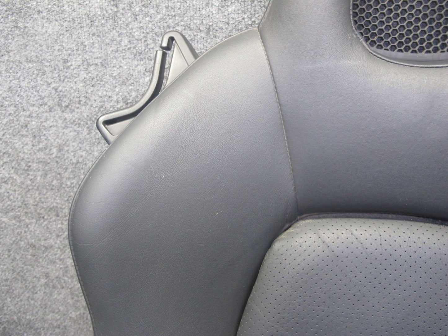 00-05 Honda S2000 Front Left Seat Upper Backrest Leather Cushion OEM
